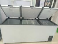 Voltas 600 L Triple Door Standard Deep Freezer(White, Grey, CF600DDHT, White/Grey Triple Door, Standard Deep Freezer, 5 Star)