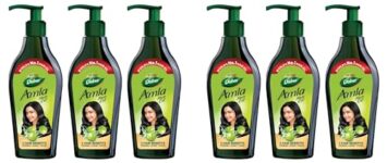 Dabur Amla Hair Oil – 550ml (Pack of 6) | For Strong, Long and Thick hair | Nourishes Scalp | Controls Hair Fall, Strengthens Hair & Promotes Hair Growth