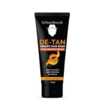 UrbanMooch DeTan Face Wash for Men | Tan Removal Facewash With Papaya Fruit Extract | Anti-Blemish Face Wash, 15gm