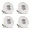 Surya 2W LED Prime SPOT Light, Ceiling SPOT Light (RED) (Pack of 4)