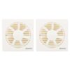 SPARTAN Pro Vento 6 inch Ventilation Fan | Blade Size 150MM | Ivory Exhaust Fan | Axial/Exhaust Fan | 6 Months Warranty | Pack of 2 | For Kitchen, Office and Bathroom