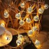 One94Store 3 Meter 14 LED Maccoran Ball String Lights – Perfect for Indoor/Outdoor Decoration for Diwali, Christmas, Birthday, Navratri, and Valentine’s Day Gifts(Warm White)