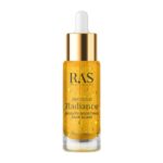 RAS Luxury Oils 24K Gold Radiance Elixir Face Serum for Glowing Skin, Skin Brightening, Reduce Wrinkles, Acne, Pigmentation, Dark Spots, Natural & Organic | 3 ML