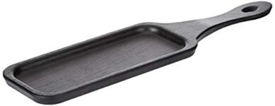 Milton Serving Melamine Bat, Black, (13.5″ X 3.5″)
