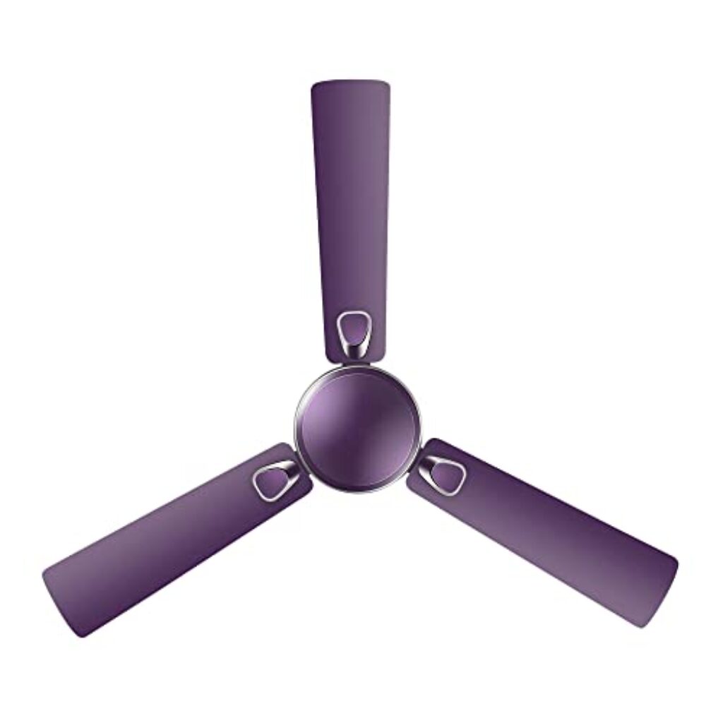 RR Signature 1200MM Triana BLDC 5 Star 32 Watt Ceiling Fan with 60% Energy Savings, High Speed, 2 Years Manufacturer Warranty For Home & Office (Lavender)