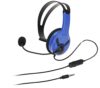 Amazon Basics Mono Chat Wired On Ear Headset for PlayStation 4 (Officially Licensed) – Blue