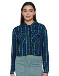 Max Women’s Regular Fit Blouse (W22SHRT09_Teal XXL)