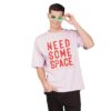 Nusyl Lilac Need Some Space Printed Oversized t-Shirt – NUMCOTSH0318