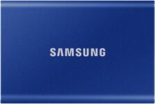 SAMSUNG T7 / 1050 Mbs / PC,Mac,Android / Portable,Type C Enabled / 3Y Warranty / USB 3.2 1 TB External Solid State Drive (SSD)(Blue)