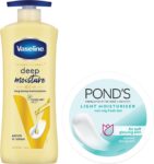 Vaseline + Ponds Deep Moisture Serum In Lotion + Light Moisturiser(800 ml)