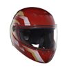 Royal Enfield TPEX Full Face Camo MLG Helmet with Clear Visor Gloss Red, Size: XL(61-62cm)
