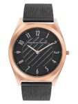 French Connection Spring-Summer 2023 Analog Black Dial Men’s Watch-FCN00093A