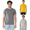 Chromozome Men TEE OS 10 (Pack of 3) M Charcoal-Mustard-Grey