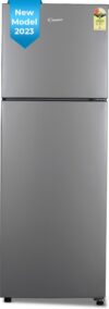 CANDY 240 L Frost Free Double Door 2 Star Refrigerator  with Auto frost , large Fruit and Vegetable Space(Moonsilver, CDD2652MS)