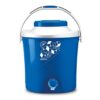 Milton New Kool Stallion 10 Insulated Plastic Water Jug, 1 Piece, 9.7 litres, Blue | Food Grade | Easy to Carry | BPA Free | Ideal for Travel | Picnic | Homes | Office | Shops | Clinics