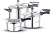 BAJAJ 2 L, 3 L, 5 L Inner Lid Pressure Cooker(Aluminium)