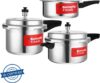 Butterfly Aluminium Pressure Cooker 2 L, 3 L, 5 L Outer Lid Pressure Cooker(Aluminium)