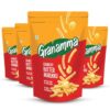 Granamma Crunchy Butter Murukku| Pack of 4, 500g| Traditional South Indian Snacks| Ready-To-Eat Snack| Fresh Oil Used in every Batch| No Added Preservative (125g x 4)
