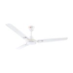 Orient Electric 1200 mm Pacific Air Déco| Decorative ceiling fan | Powerful airflow| BEE Star Rated | 2-year warranty | White Silver, pack of 1