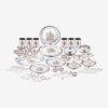 Greenchef Pack of 61 Stainless Steel Iconic Dinner Set(Silver)