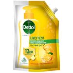Dettol Body Wash and Shower Gel for Women and Men, Lime fresh – 450ml | Soap-Free Bodywash | 12h Odour Protection