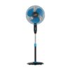 V-Guard Gatimaan Pro HSP N High Speed Pedestal Fan | 3 Adjustable Fan Speeds | Rust Resistant ABS Body | Powerful 2100 RPM Motor | Blue Black | 40 cm (400mm)