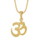 Malabar Gold & Diamonds Yellow Gold Pendant for Women 22k | 22 kt (916) BIS Hallmark Gold Pendant for Women & Girls | 22 Karat Gold Jewellery for Birthday, Wedding, Anniversary & Diwali Gift