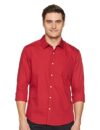 Diverse Men’s Slim Fit Cotton Casual Shirt (DCMCF01SC19L42-3014E_Maroon L)