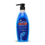 Fiama Men Refreshing Pulse Body Wash Shower Gel, 500ml, Body Wash for Men with Skin Conditioners & Sea Minerals for Soft & Refreshed Skin, Mens Moisurising Bodywash for Dry Skin