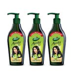 Dabur Amla Hair Oil – 550ml (Pack of 3) | For Strong, Long and Thick hair | Nourishes Scalp | Controls Hair Fall, Strengthens Hair & Promotes Hair Growth