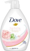 DOVE Soothing Rose & Aloe Vera Body Wash for Replenished Skin, Refreshing Scent(1000 ml)