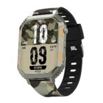 Vibez by Lifelong |New Launch| Trooper Smart Watch for Men | 2.02 Always On Display AMOLED, 550 NITS, 60Hz Refresh Rate, Two Straps, BT Calling, Multiple Sports Mode, Rugged Smartwatch (VBSW2124)