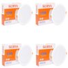 Surya 12W Led Dazzle Round Downlighter (Pack of 4)