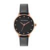 French Connection Leather Analog Black Dial Women’s Watch-Fcn00035J