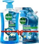 Dettol Icy Cool Shower Gel 500ml Pump With 450ml Refill(2 x 475 ml)