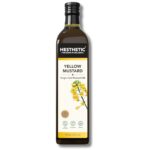 Hesthetic Cold Pressed Yellow Mustard (Sarso) Oil | 100% Pure & Natural Unrefined Cooking Oil 750ml