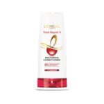 L’Oreal Paris Total Repair 5 Restoring Conditioner With 9% Repair Concentrate Keratin XS For Damaged Hair, 386 ml, For Stiff, Dehydrated Hair, Split Ends, Brittle Hair