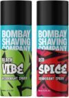 BOMBAY SHAVING COMPANY Red Spice & Black Vibe 150ml x 2 Combo Deodorant Spray  –  For Men(300 ml, Pack of 2)