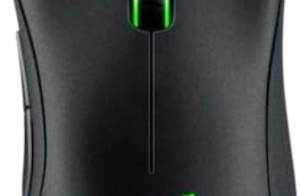 Razer DeathAdder Essential Wired Gaming Mouse I Single-Color Green Lighting I 6400DPI Optical Sensor- Black – RZ01-03850100-R3M1