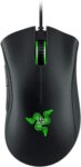 Razer DeathAdder Essential Wired Gaming Mouse I Single-Color Green Lighting I 6400DPI Optical Sensor- Black – RZ01-03850100-R3M1