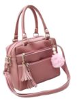 Fargo PU Women’s Pink Handbag Handbags for women stylish