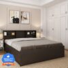 Flipkart Perfect Homes Opus Engineered Wood King Box Bed(Finish Color – AW Flowery Wenge, Delivery Condition – Knock Down)