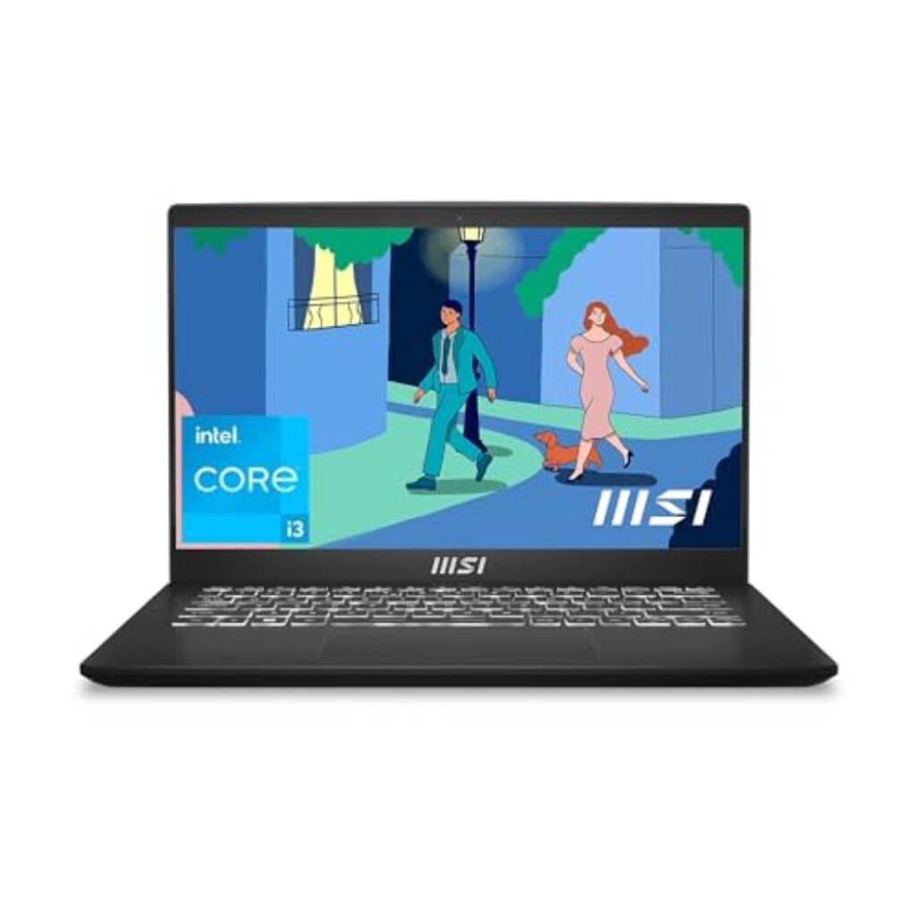 MSI Modern 15, Intel 12th Gen. i3-1215U, 40CM FHD 60Hz Laptop (16GB/512GB NVMe SSD/Windows 11 Home/Intel UHD Graphics/Classic Black/1.7Kg), B12M-612IN