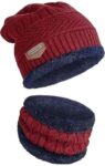 Home Fitness Mantra® Winter Sports Cap & Muffler for Men & Women| Beanie Cap| 1 Set| (Multicolor)
