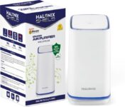 Home HALONIX Shield Portable Compact Ionizer Air Purifier Portable Room Air Purifier(White)