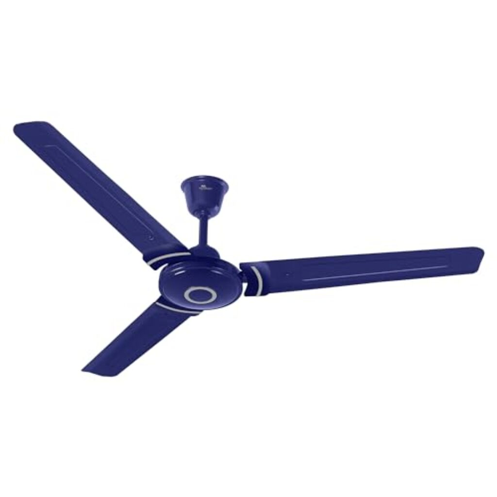 RR Signature 1200 MM Morpheus Deco High Speed Ceiling Fan for Home & Office, 35% Energy Saving, Designer Ceiling Fan, 2 Year Warranty (Oxford Blue)