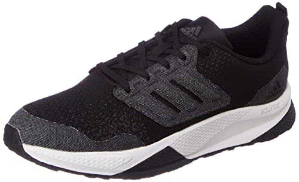 Adidas Men Synthetic EvolveRun M Running Shoe CBLACK/GRESIX (UK-10)