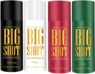 Home OSCAR Big Shot Deodorant Jazz Club, Privee & Eros (150ml each) Deodorant Spray  –  For Men(600 ml, Pack of 4)