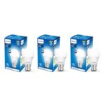 Philips Ace Saver 9 Watt LED Bulb, B22 (Cool Day Light), Pack of 3