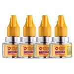 Home Good knight Flash Liquid Vapourizer | Mosquito Repellent Refill | Lavender Fragrance | Pack of 4 (45ml each)